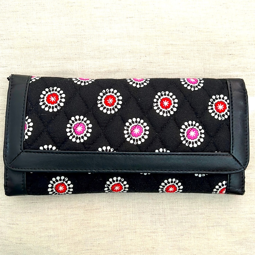 Trifold Clutch Wallet in Recycled Cotton